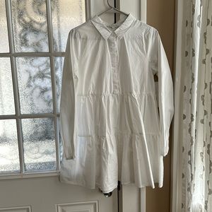 NWOT White Shift Dress